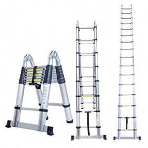 Double Telescopic ladder 3.8M (1.9m+1,9m)