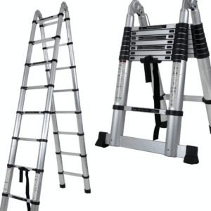 6.6m Double Telescopic Ladder (3.3m + 3.3m)